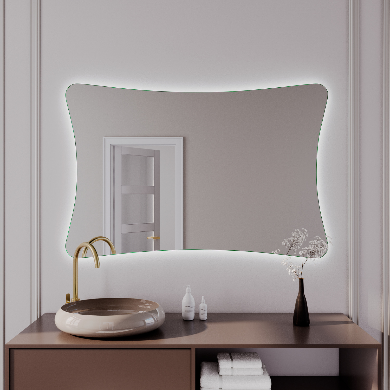 Asymmetrischer Spiegel Ennadai ASM