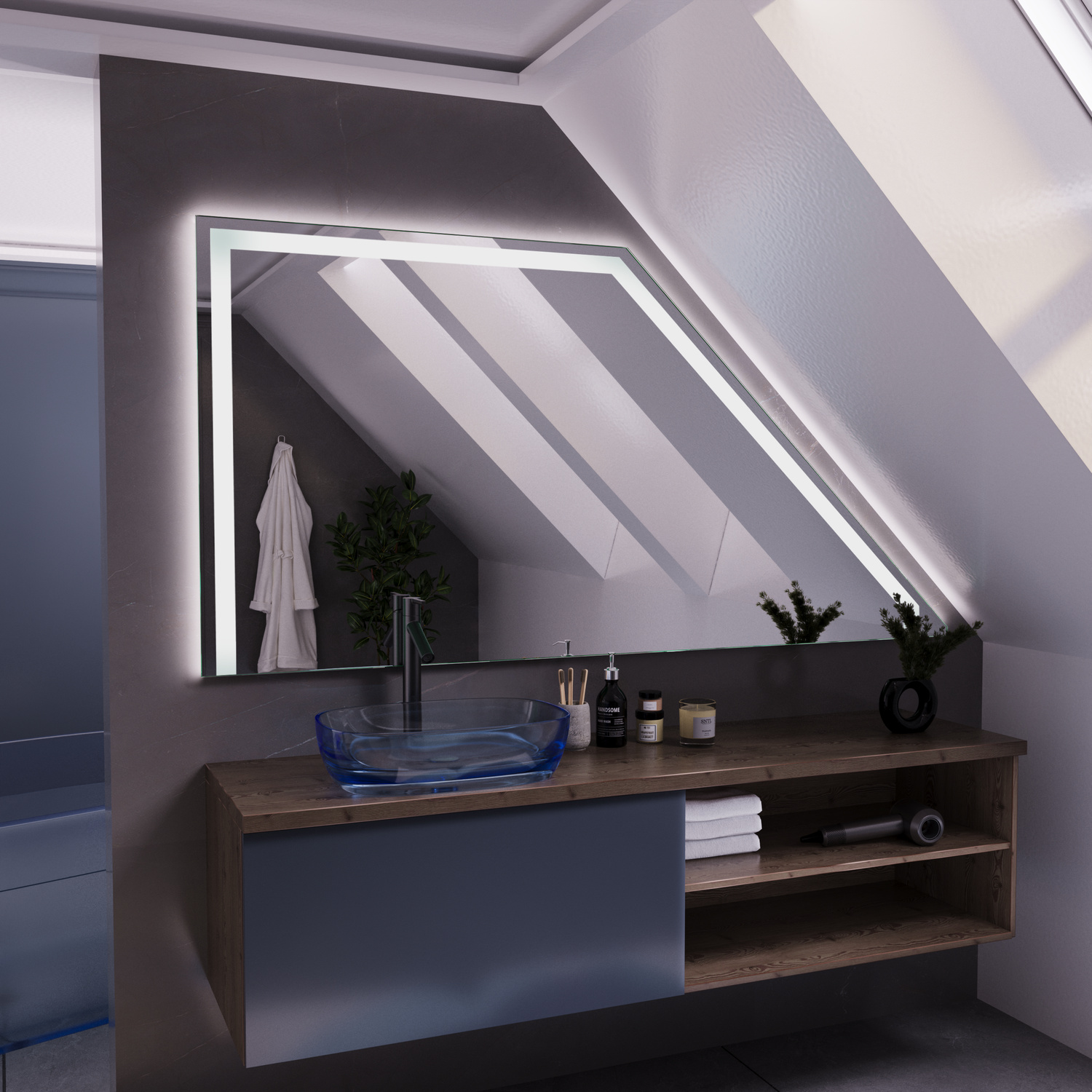 Spiegel für Dachschrägen - ETIENNAS DS