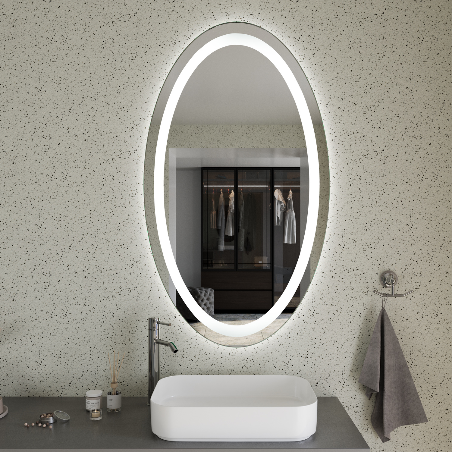 LED Badspiegel AZOR EL