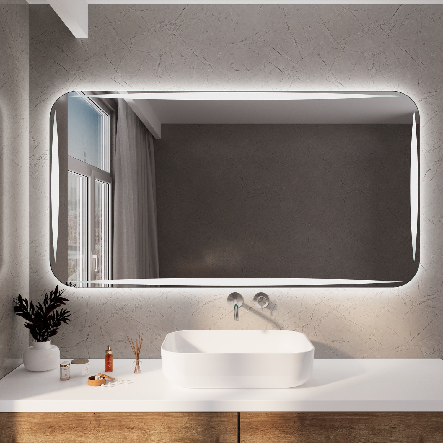 Badspiegel CORIA RAD