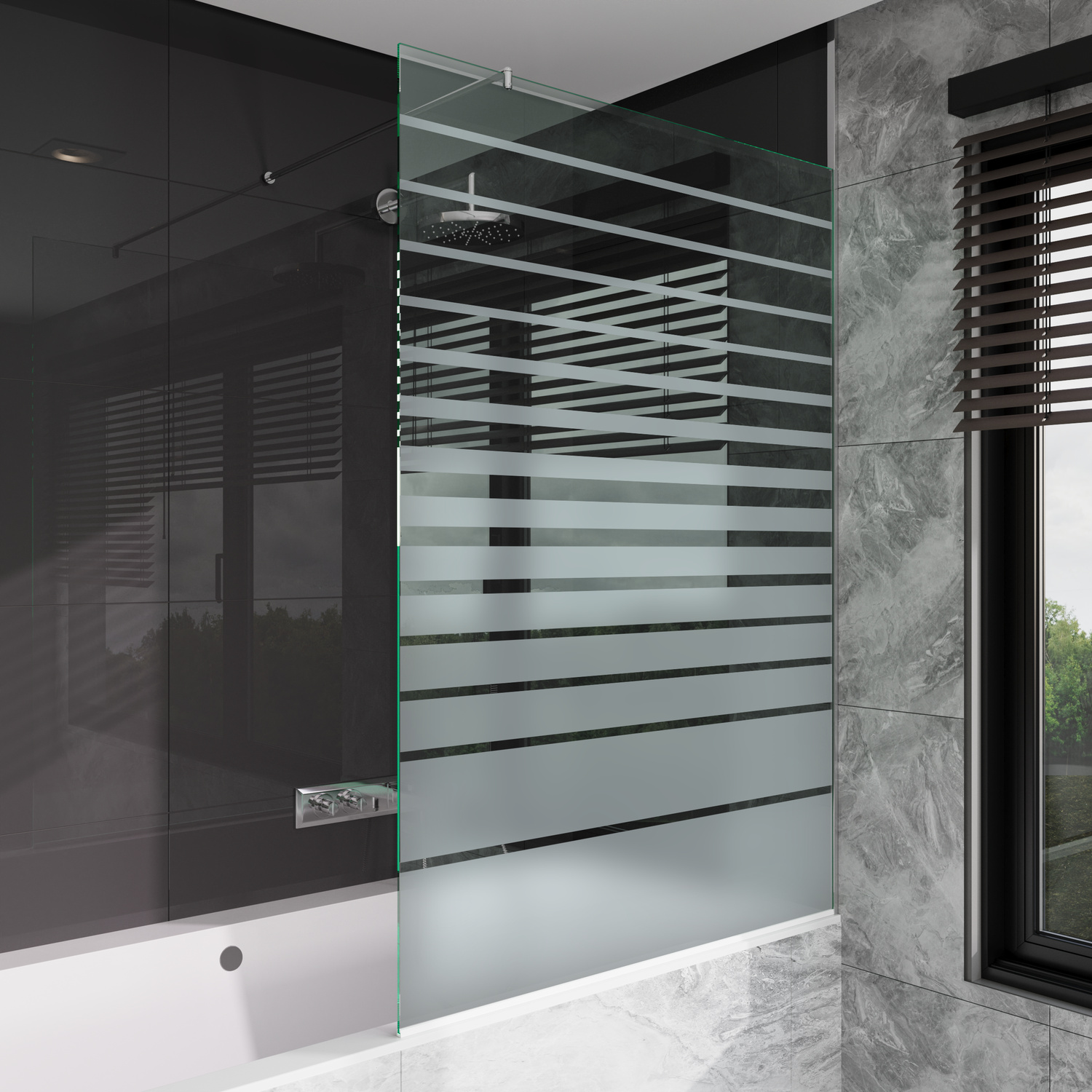 Spritzschutzwand für Badewannen Coleridge