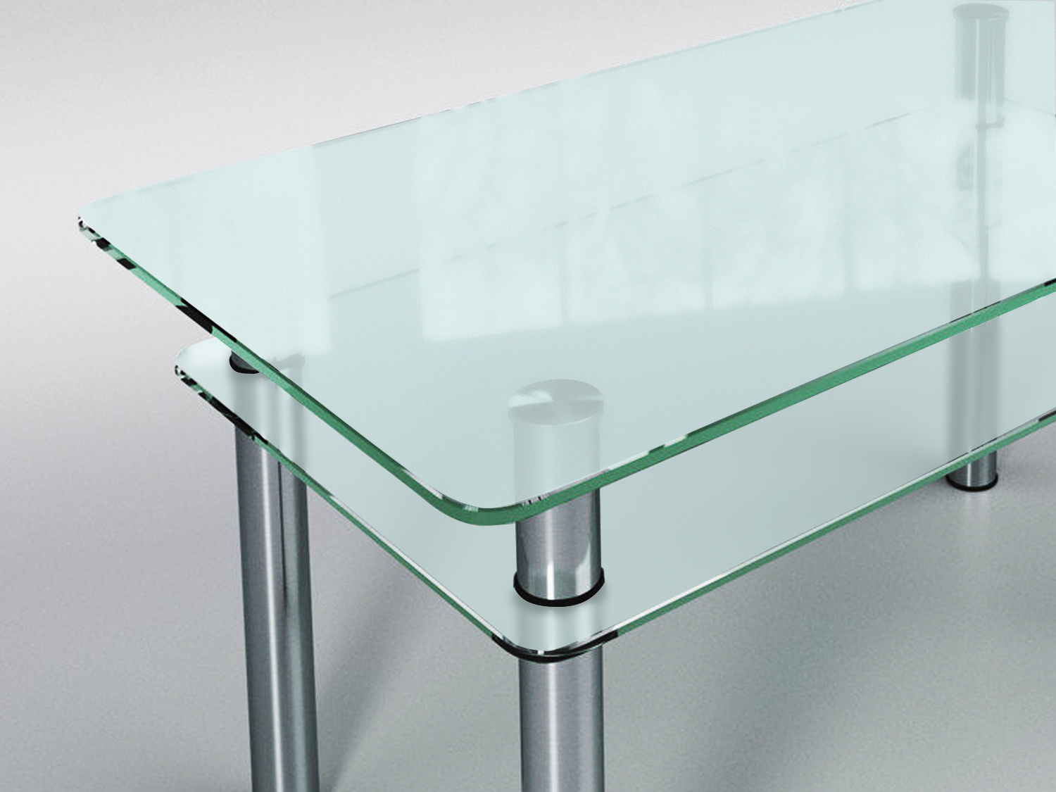 Glastischplatte Satineo 8mm