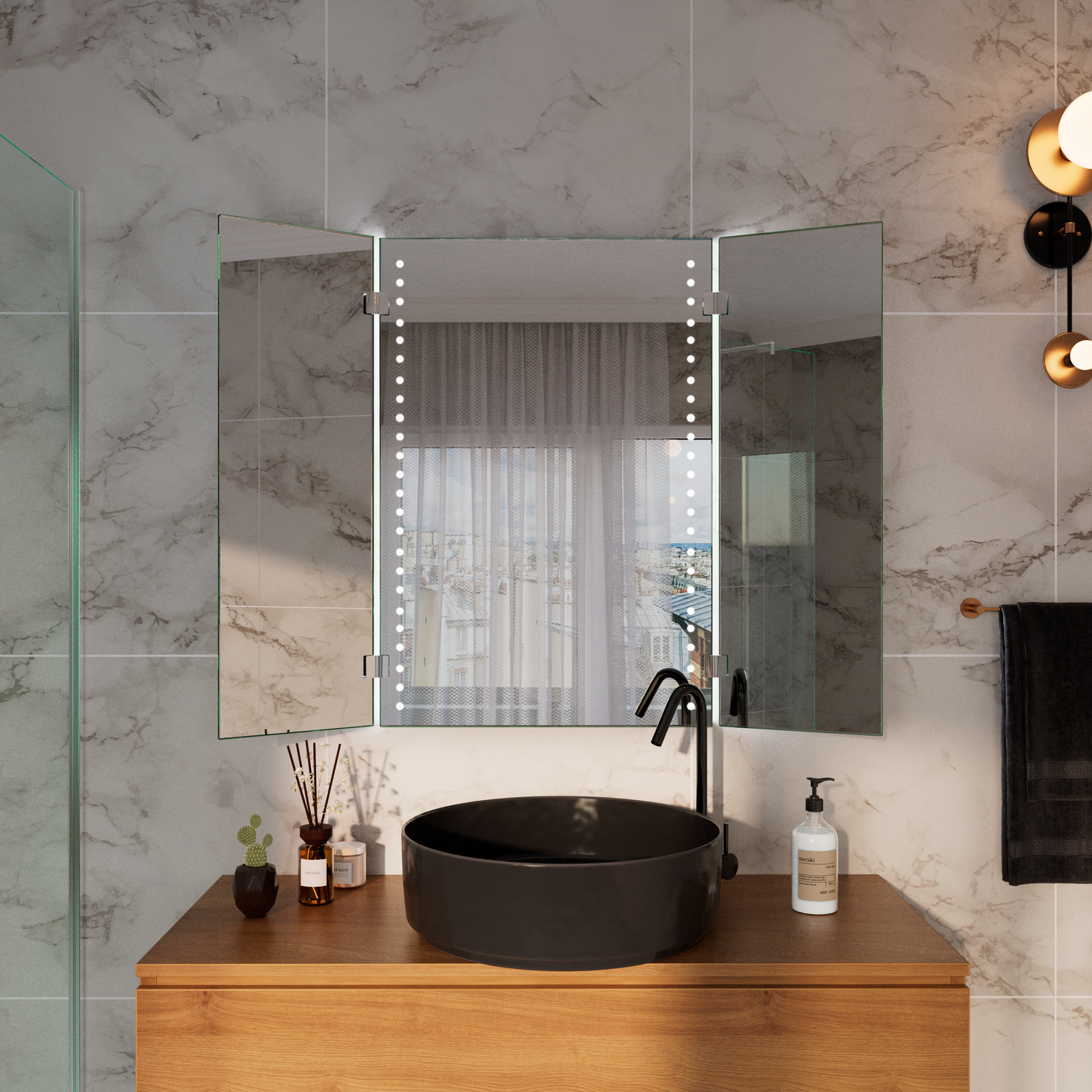 Klappspiegel Doualas