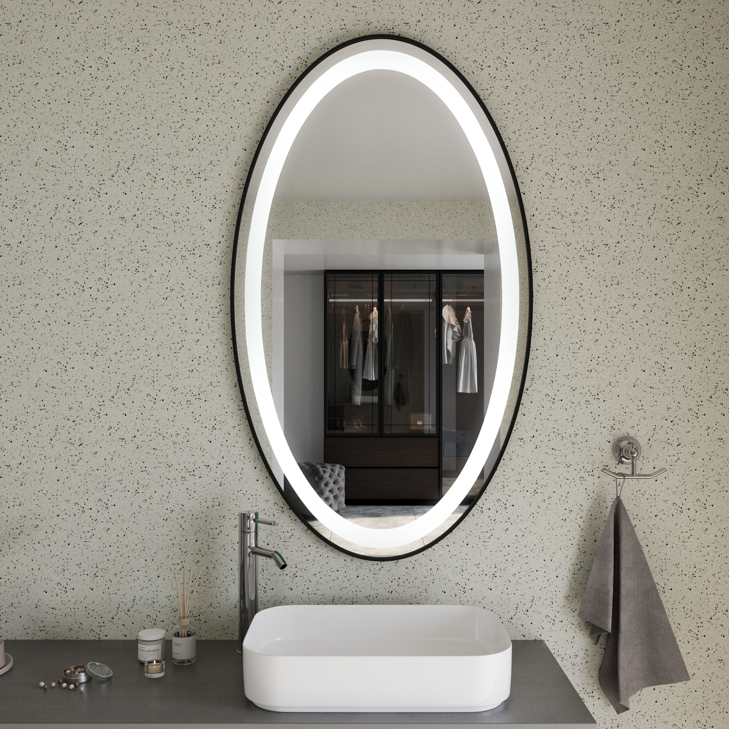 Spiegel mit Rahmen Azor EL