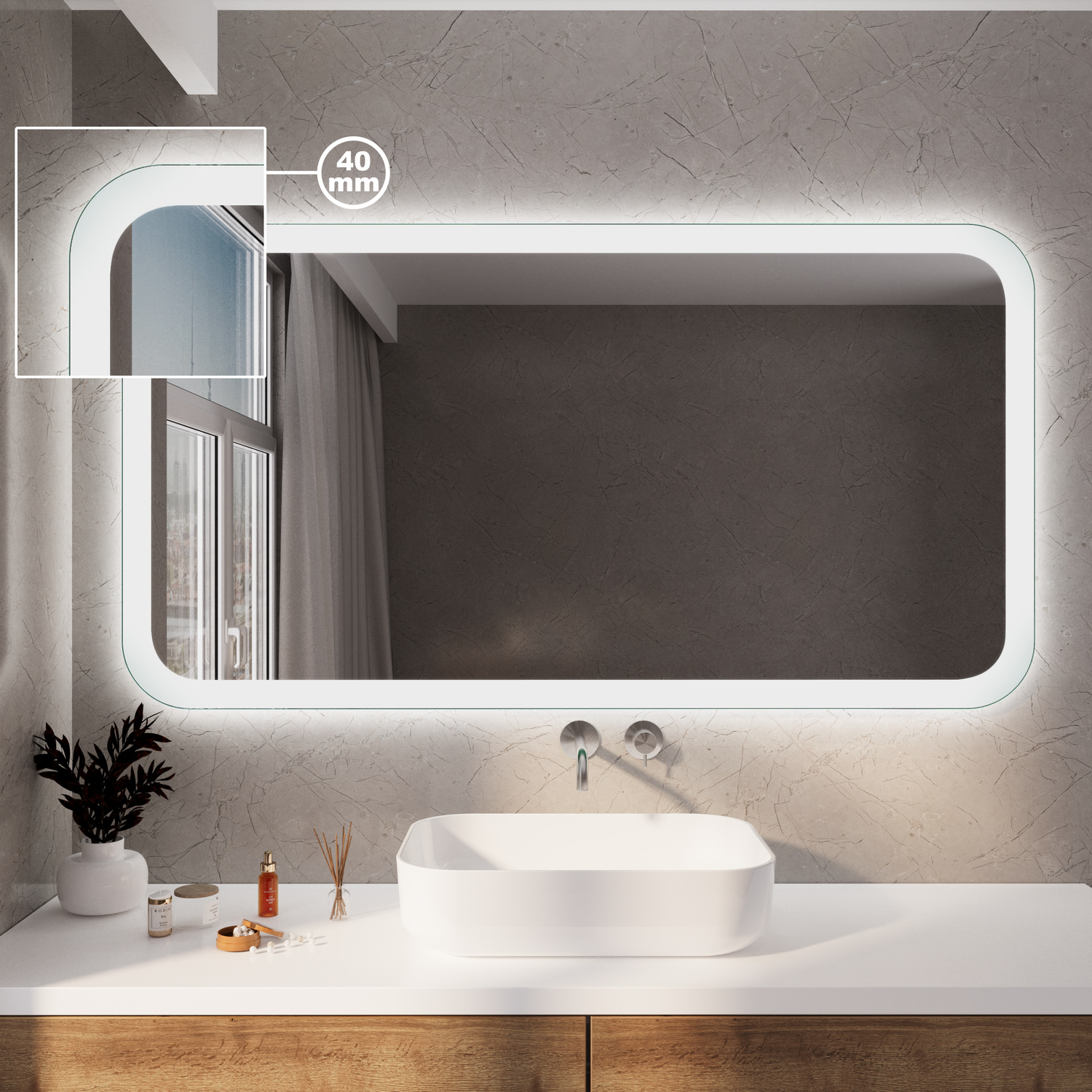 Badspiegel SETERAD 40