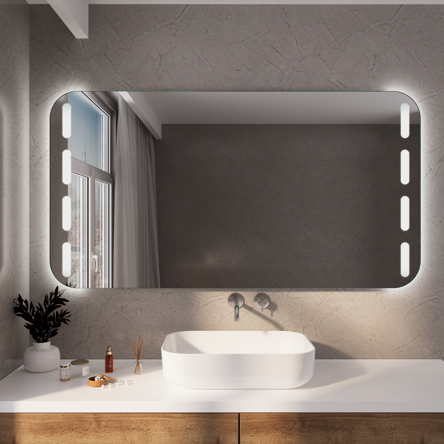 Badspiegel PUNTA PRIMA RAD