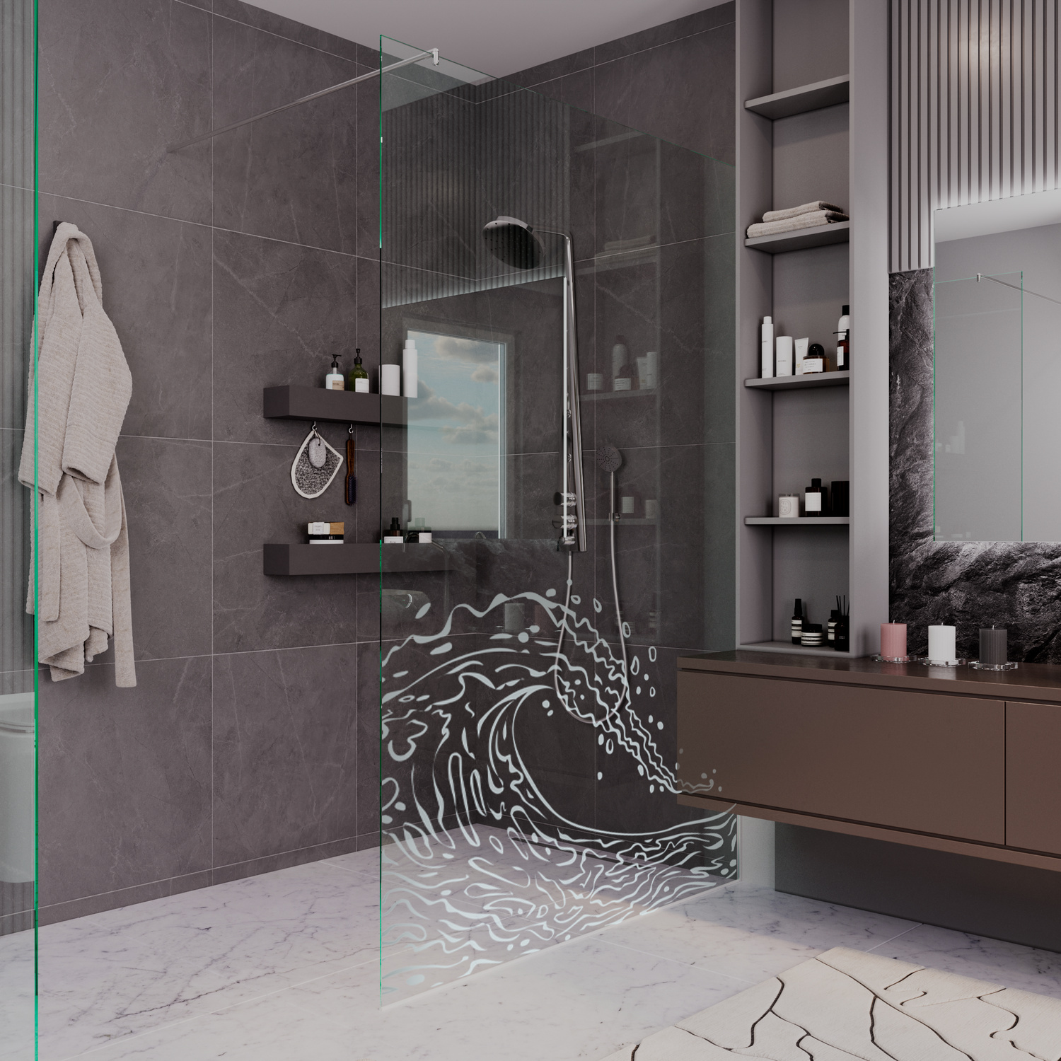 Design Dusche NORDSEE