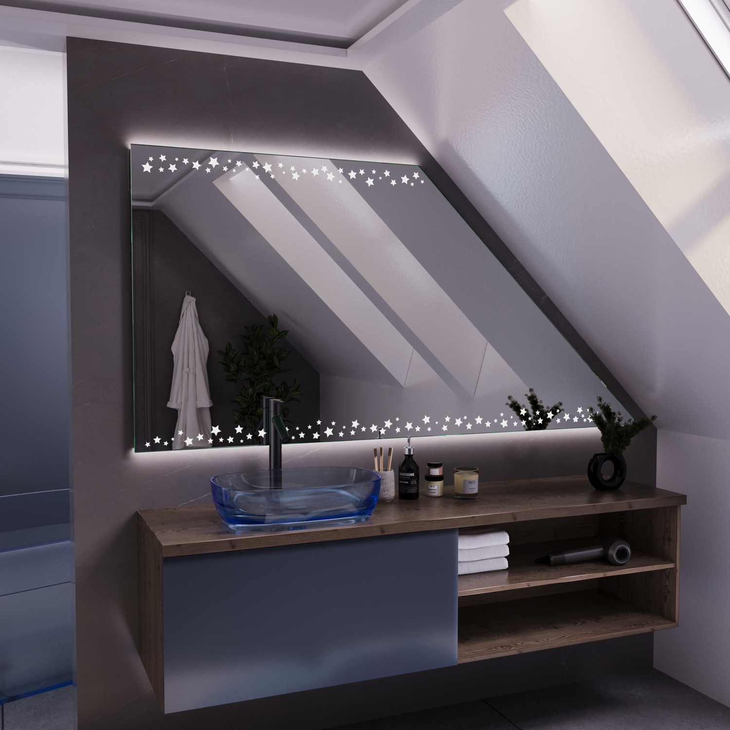 Spiegel für Dachschrägen - ALCANEDE DS