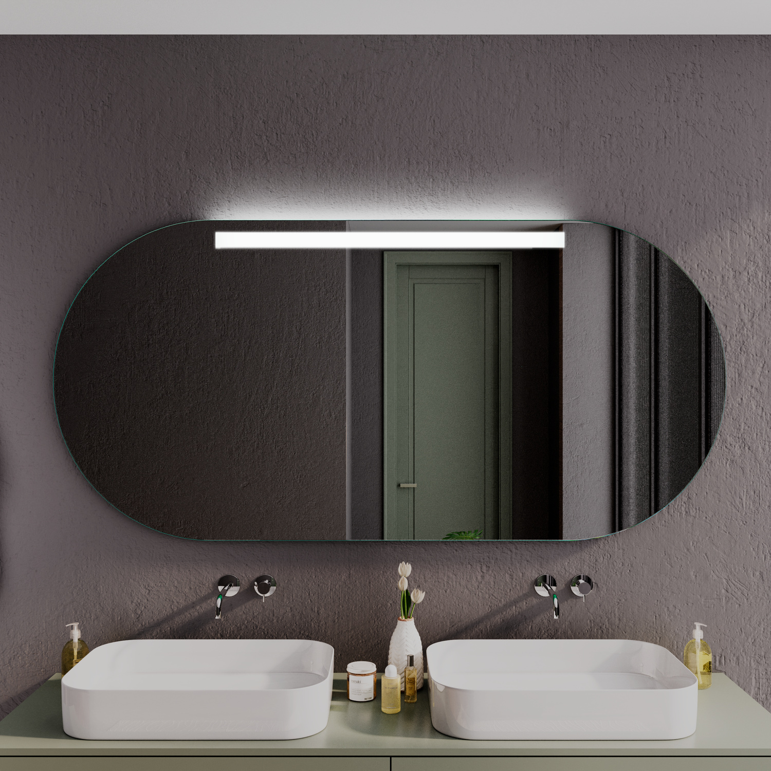 LED Badspiegel LYON OV