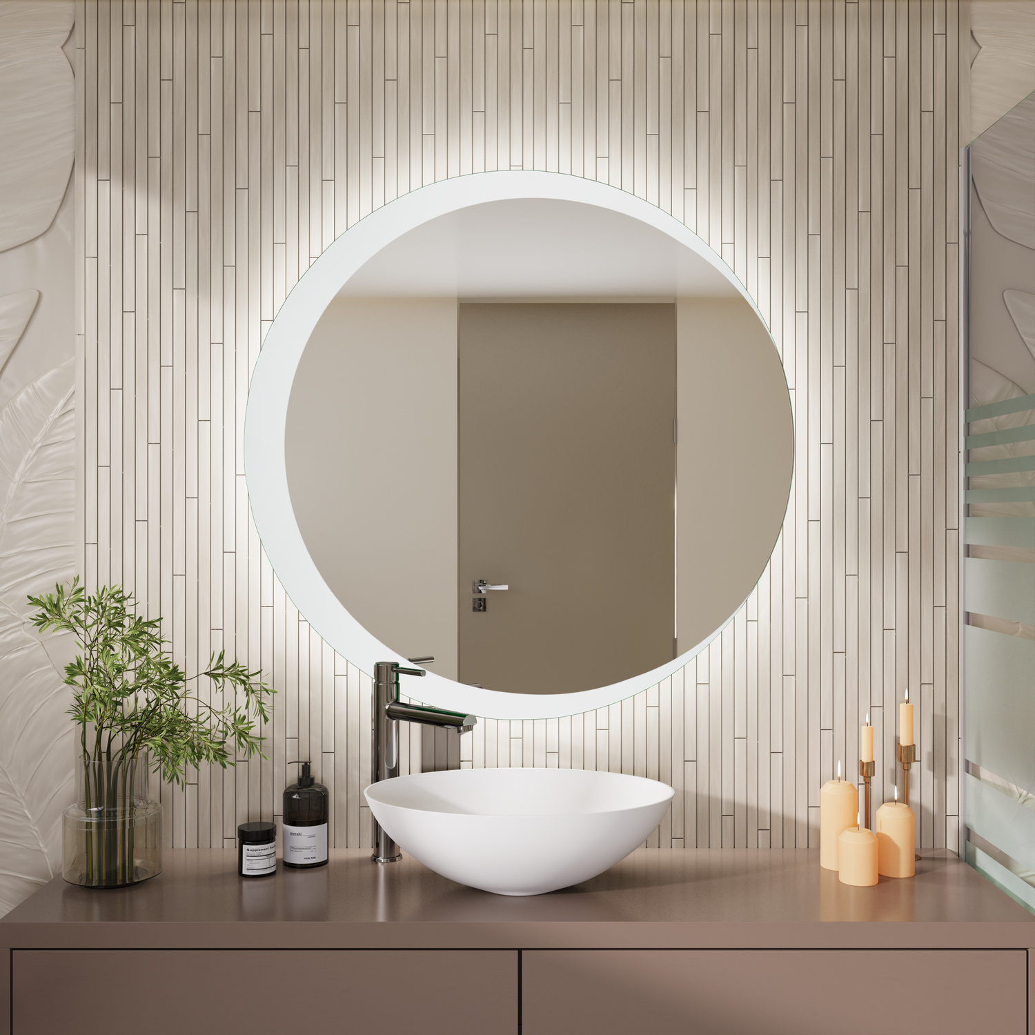 Runder Badspiegel AY