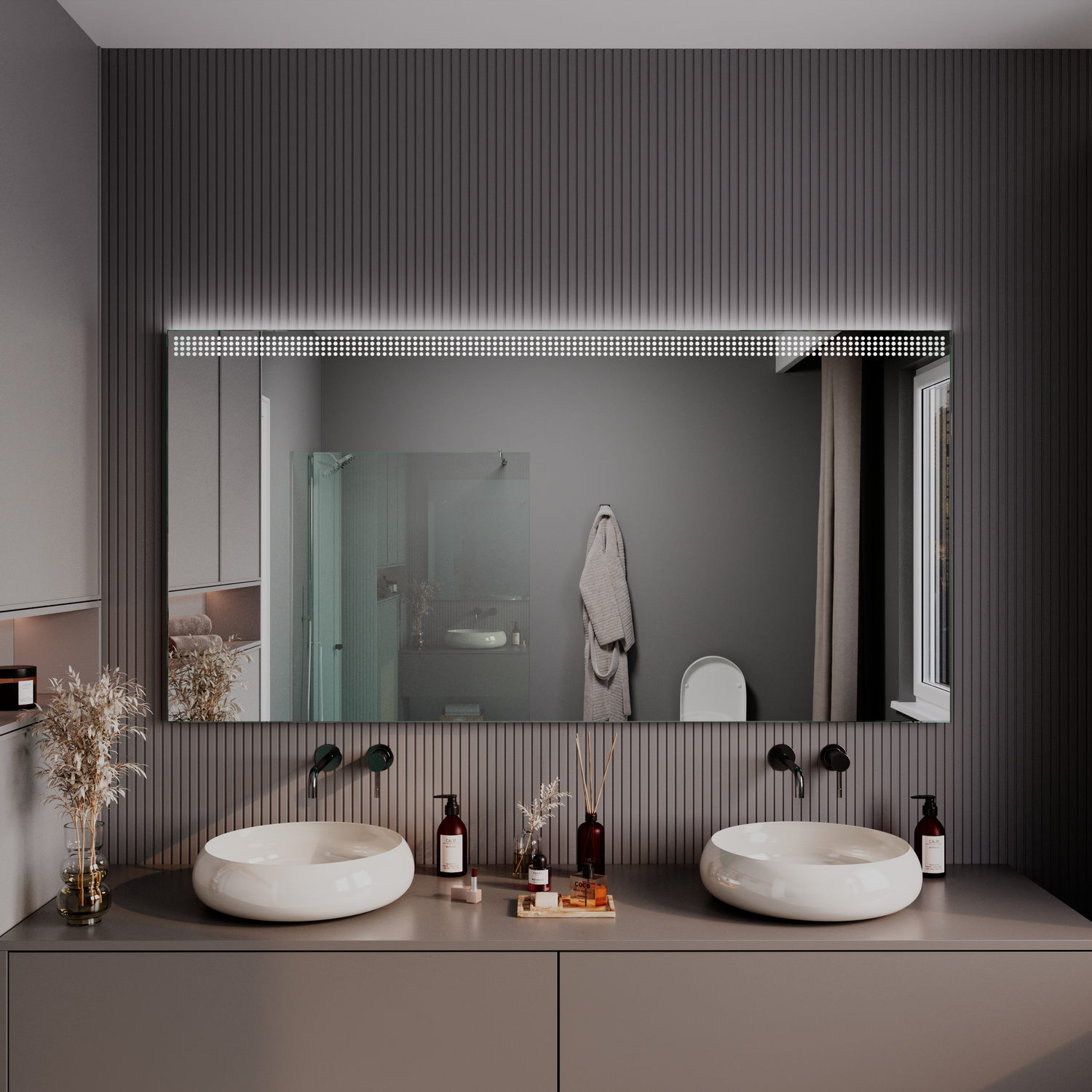 LED-Badspiegel Pointiers nach Maß