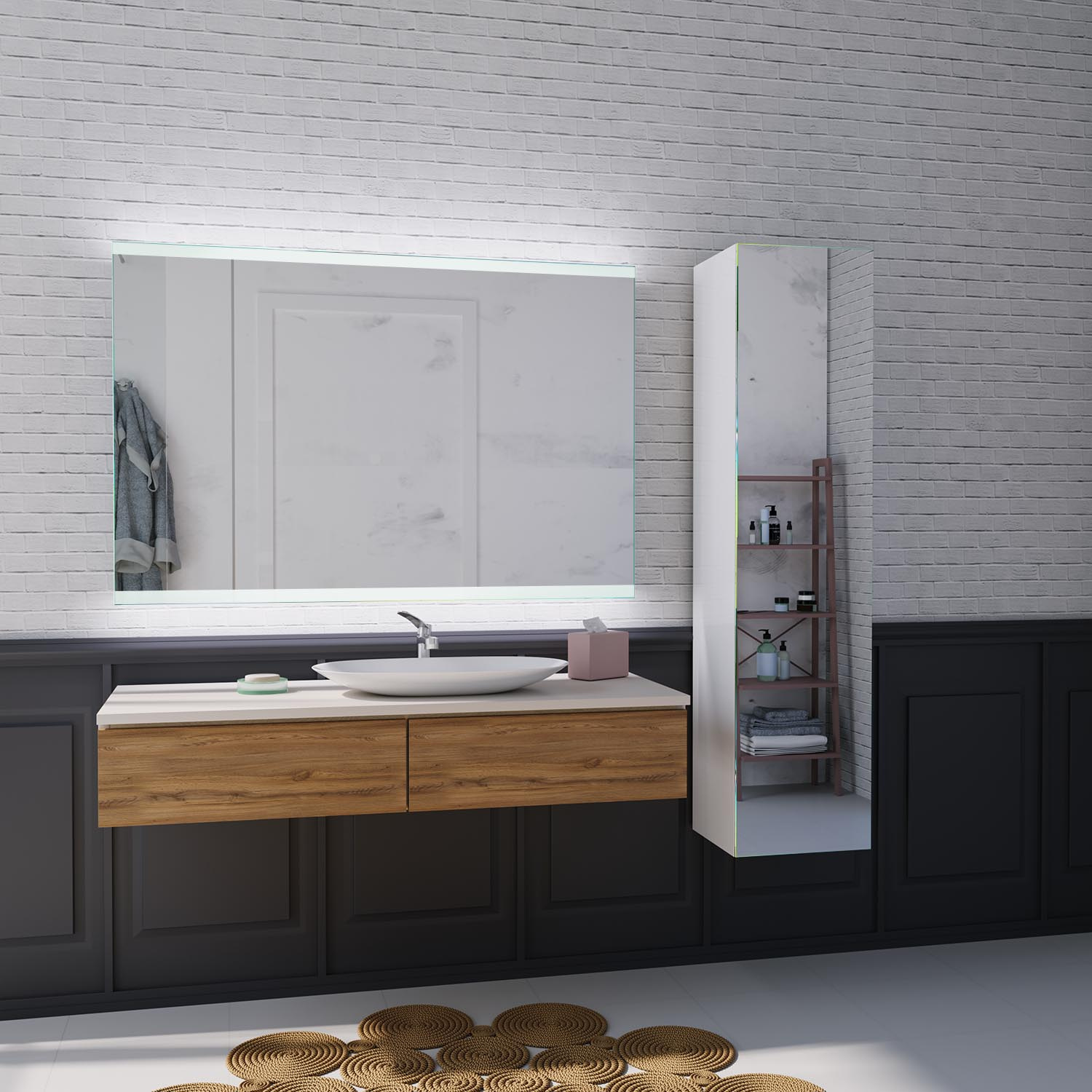 Bad Hochschrank HAMBURG 02