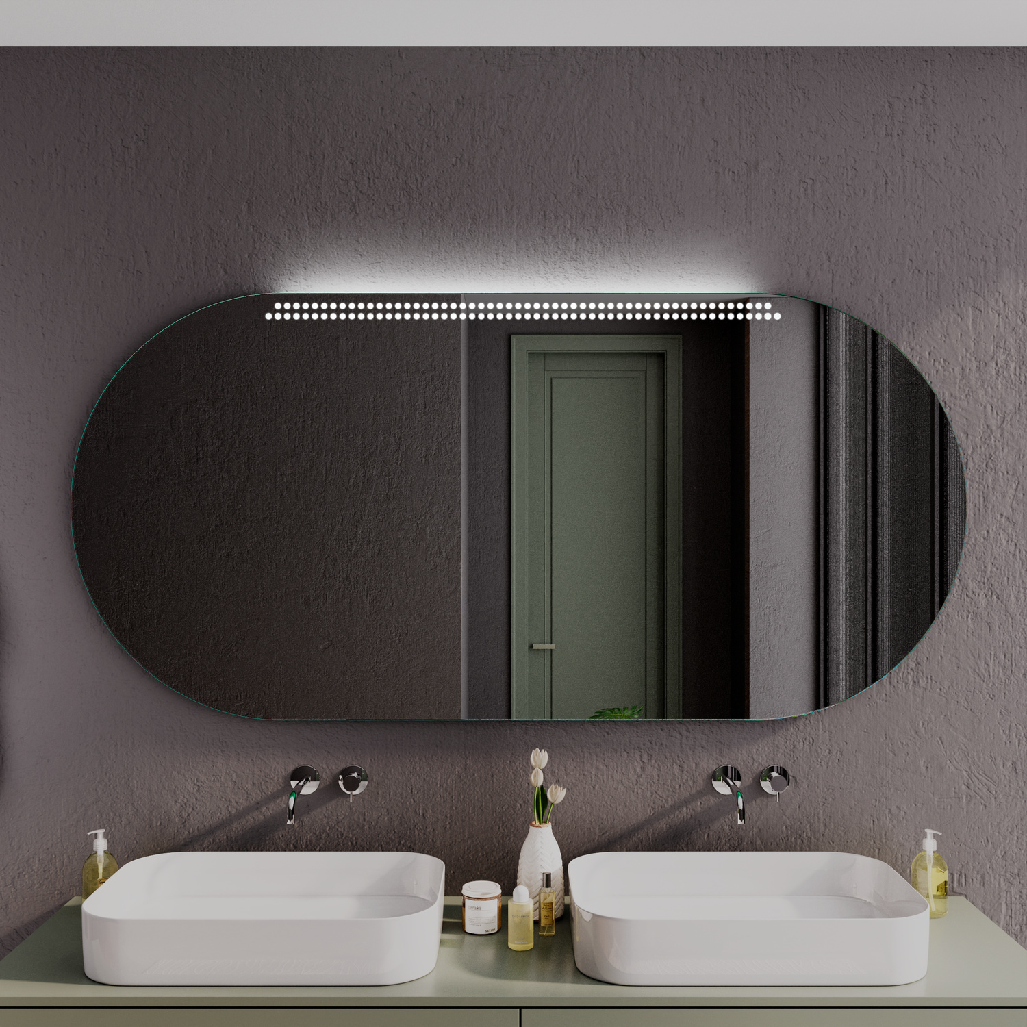 LED Badspiegel COLOMBRES OV