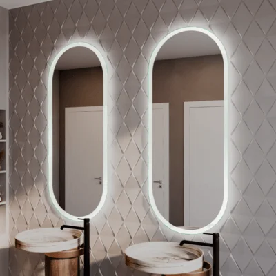 Ovale Badezimmerspiegel konfigurieren und bestellen