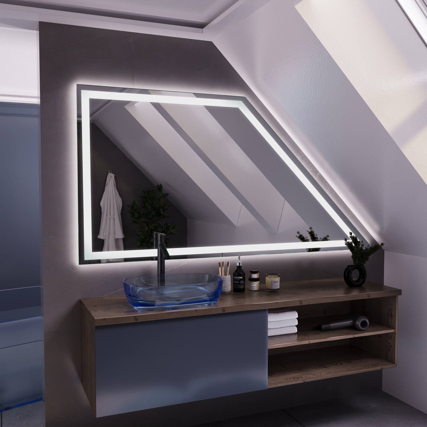 Spiegel für Dachschrägen - TOULON DS