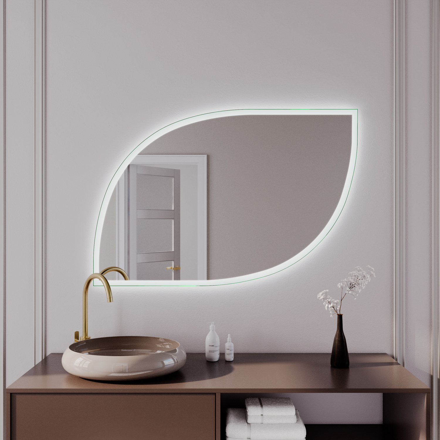 Asymmetrischer Spiegel Erie-3 ASM