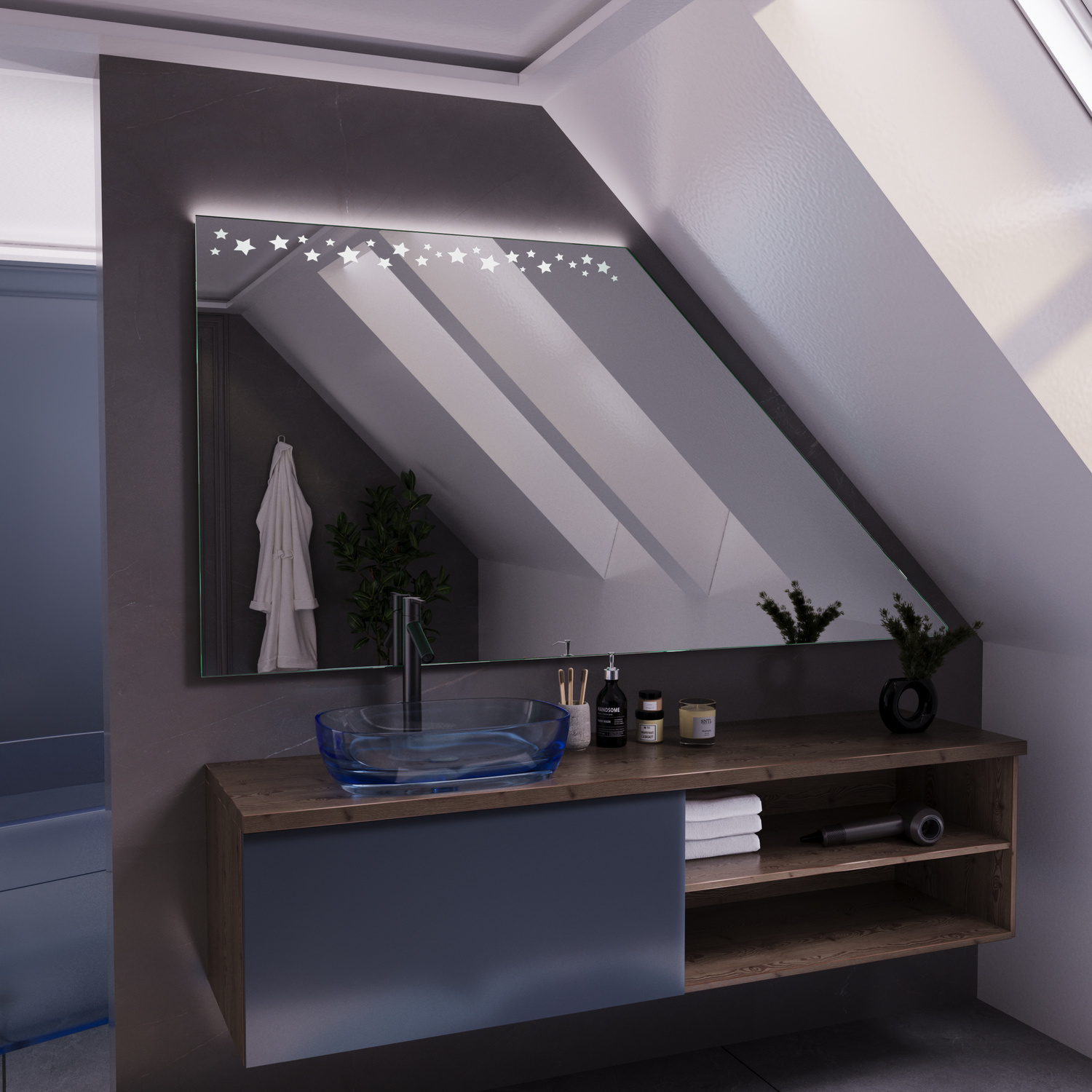 Spiegel für Dachschrägen - ANADIA DS