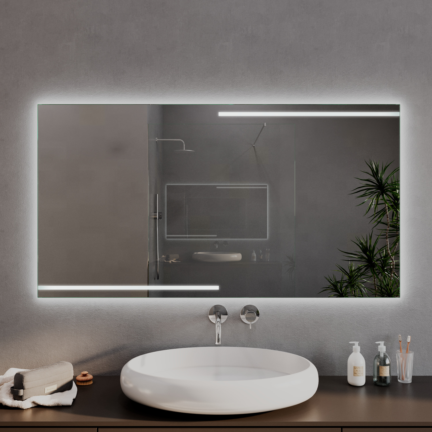 LED-Badspiegel Teror nach Maß