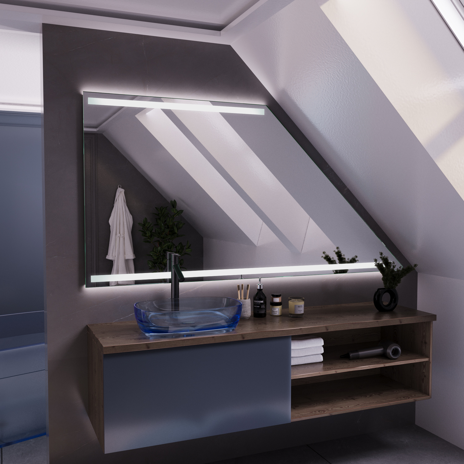 Spiegel für Dachschrägen - MARSEILLE DS