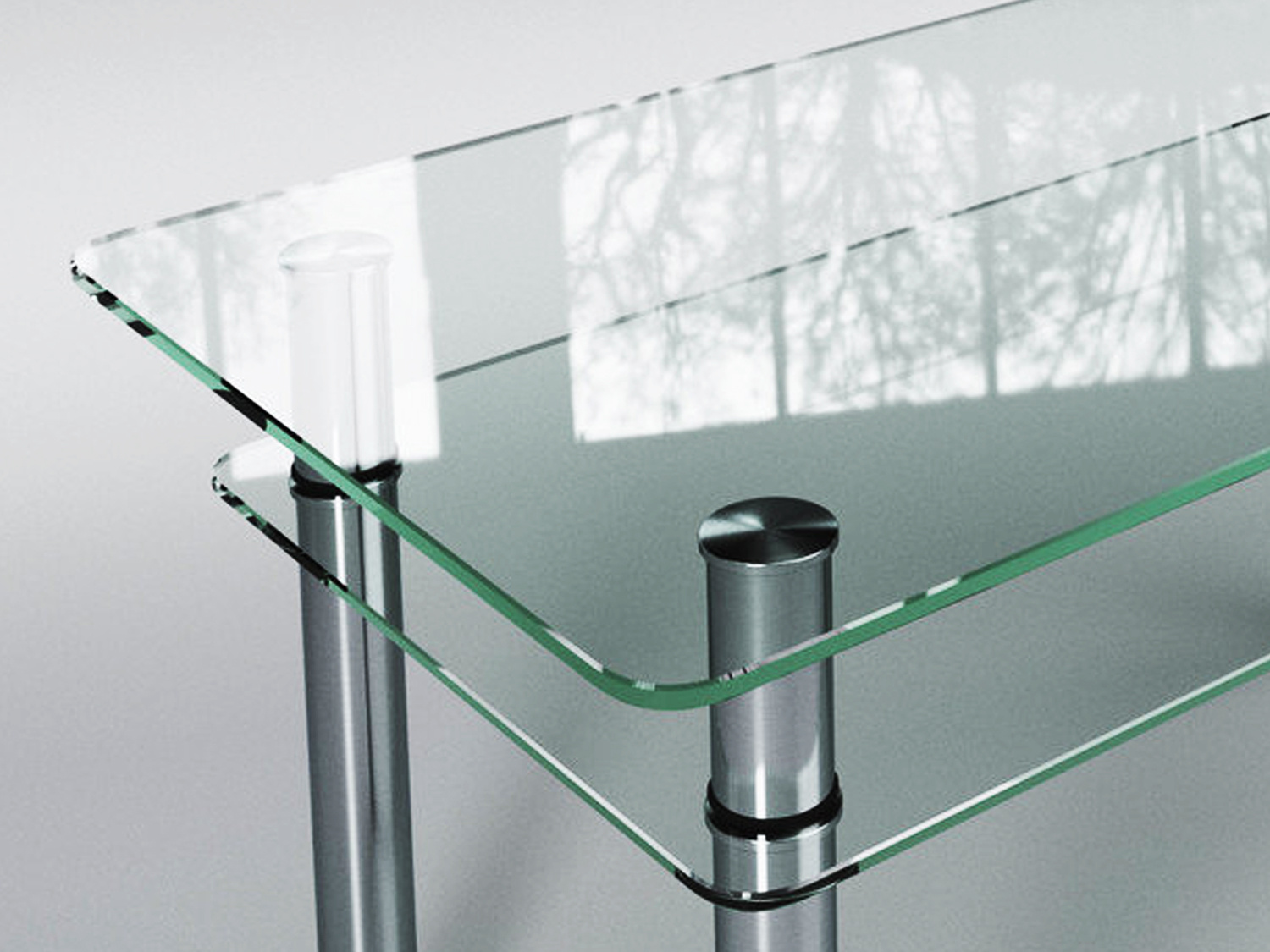 Glastischplatte Claro 8mm