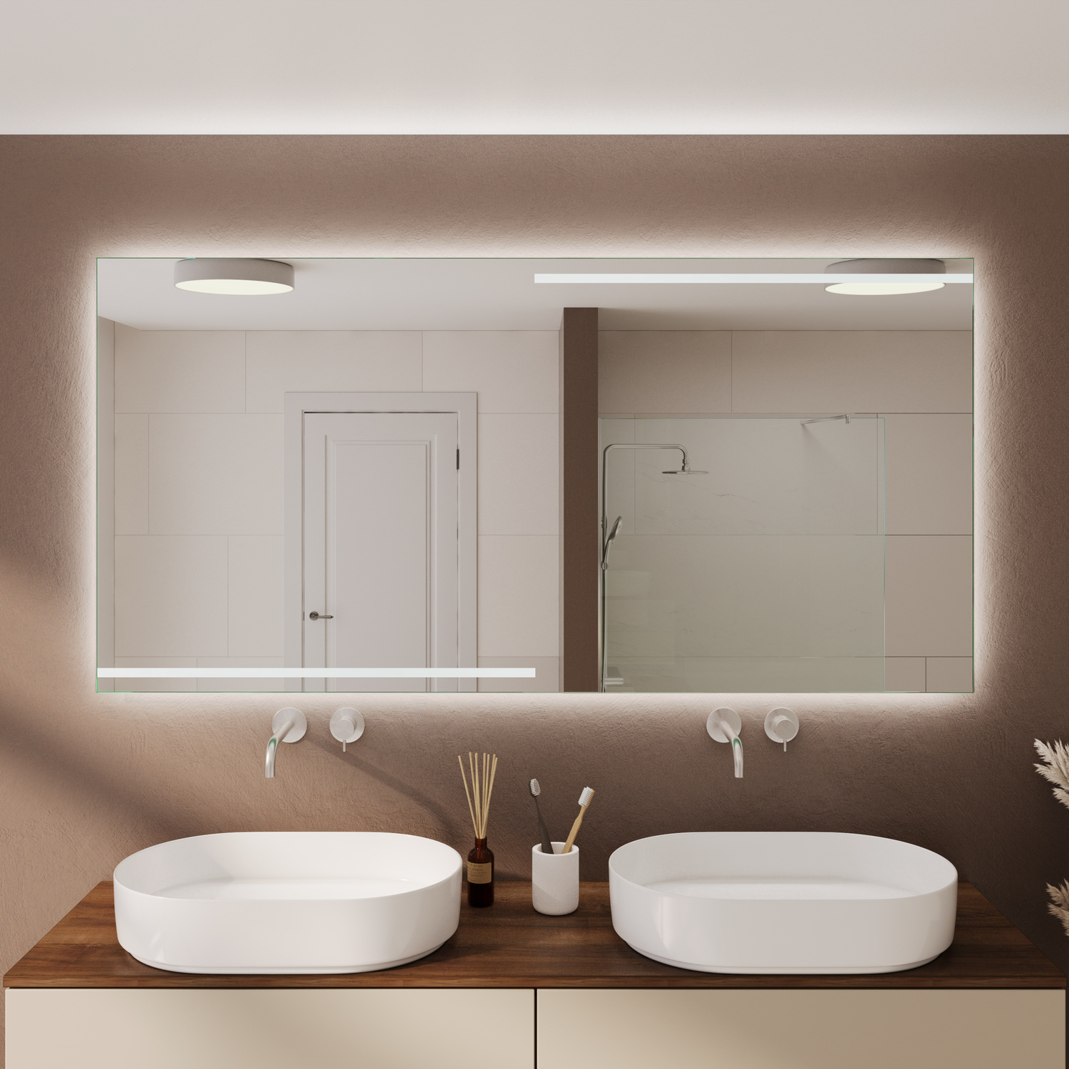 LED-Badspiegel Teror nach Maß