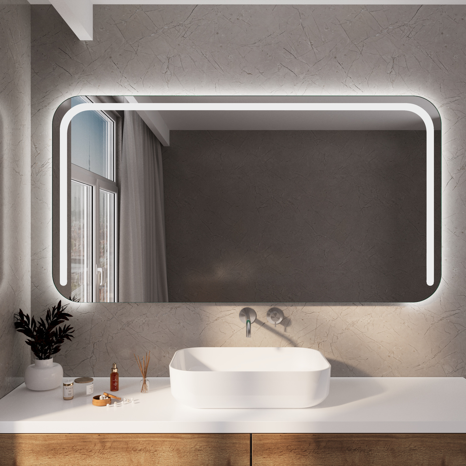 Badspiegel ETIENNAS RAD