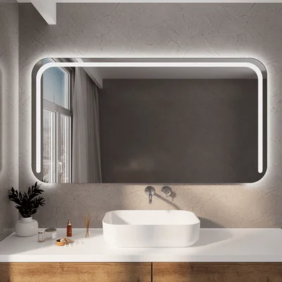 Spiegel mit abgerundeten Ecken nach Wunschmaß