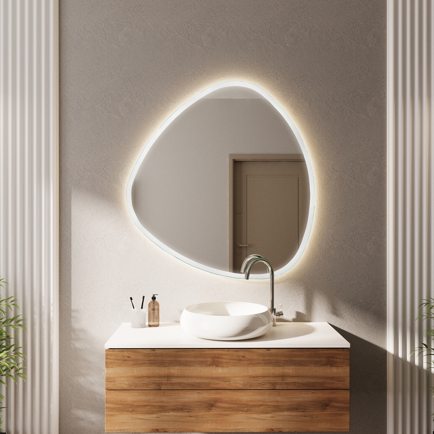 Asymmetrischer Spiegel Ontario-3 ASM