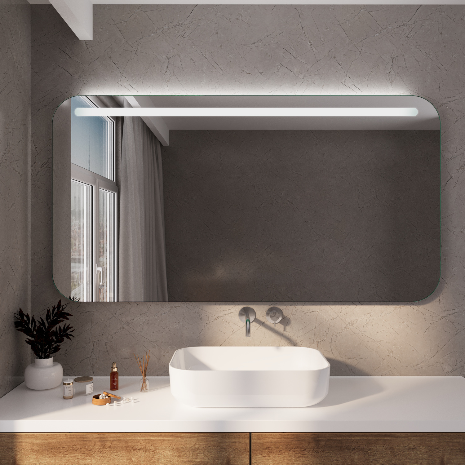 Badspiegel CRATO RAD