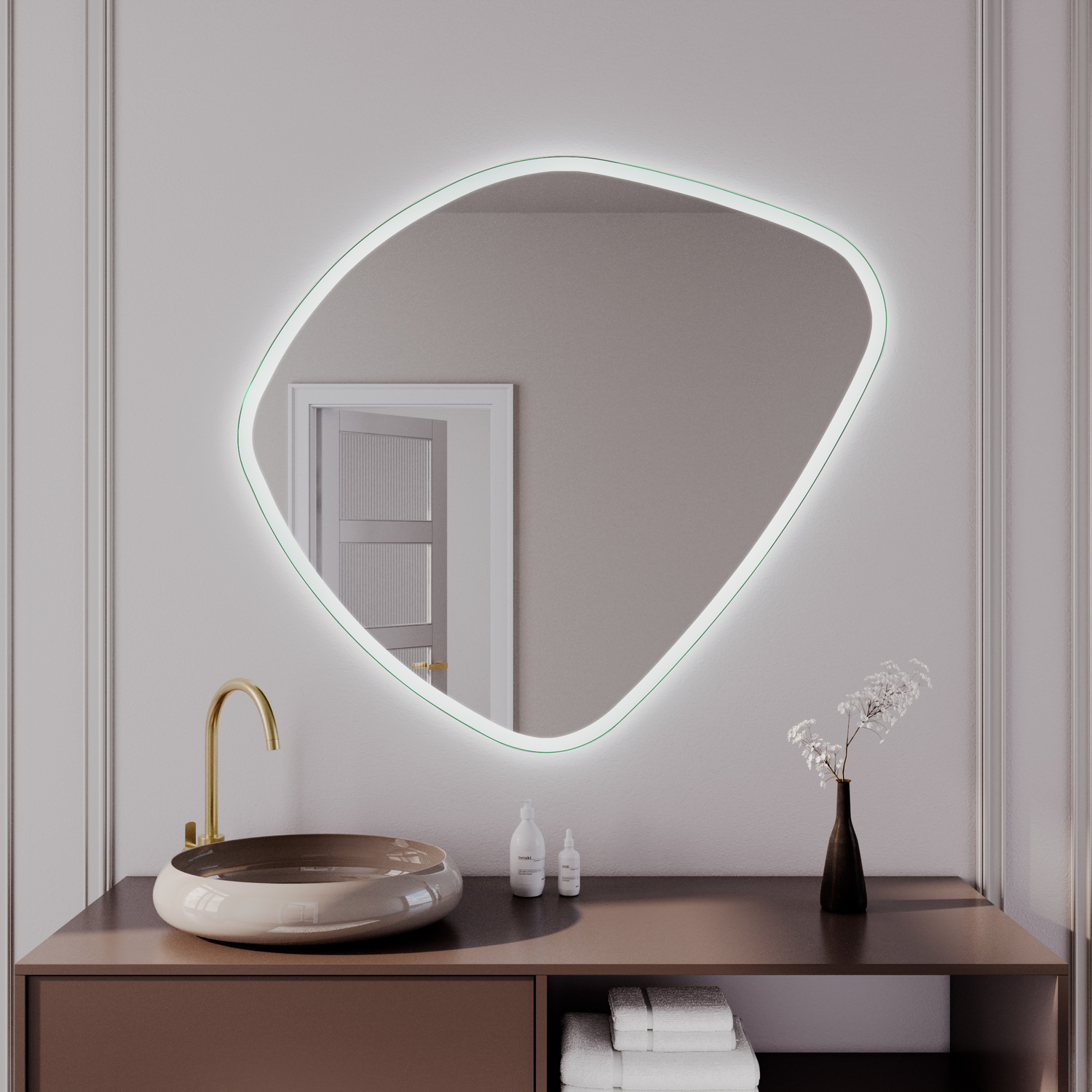 Asymmetrischer Spiegel Kluane-3 ASM