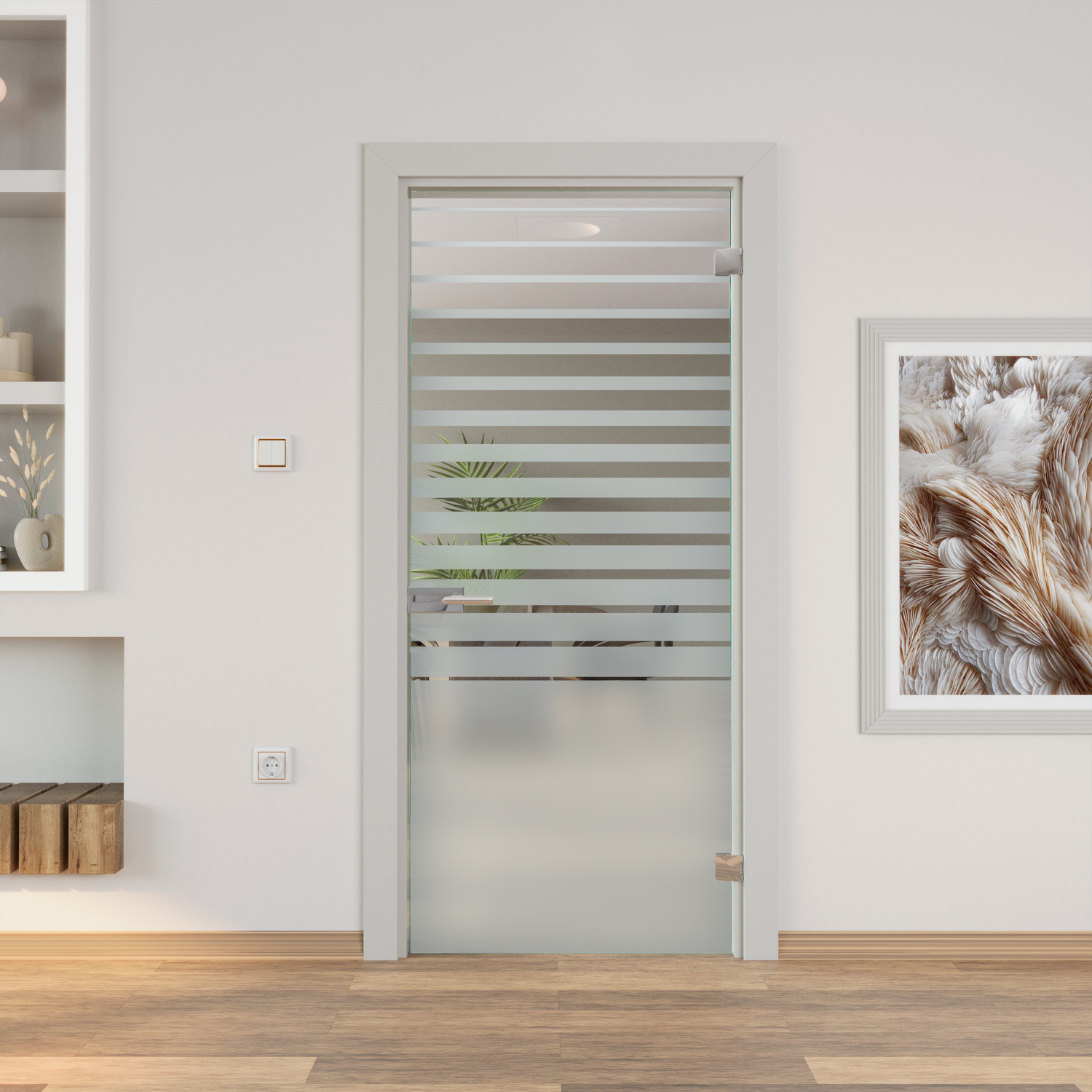 Glasdrehtür Leonardo