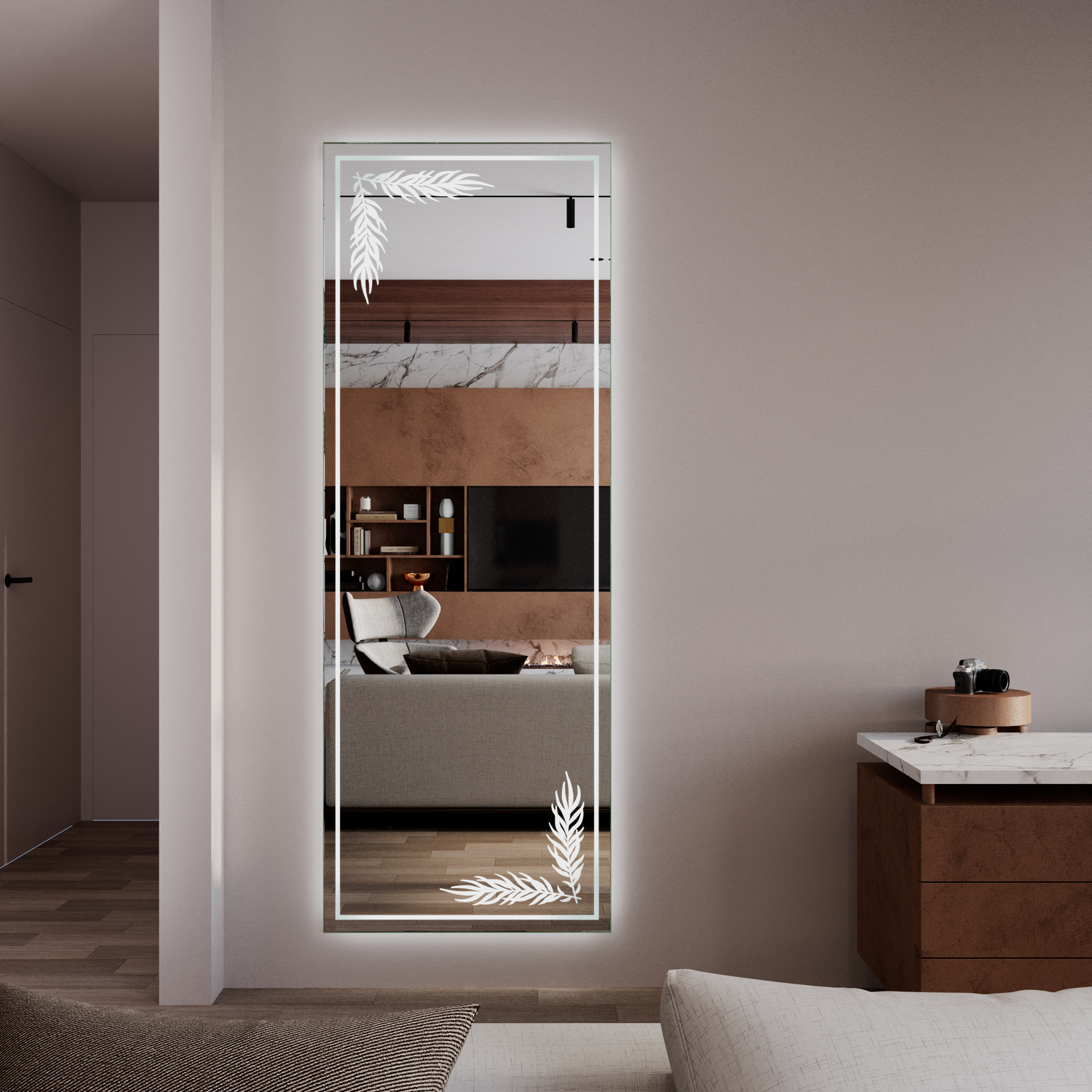 LED Ganzkörperspiegel PADOVA