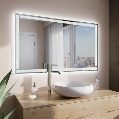 Badezimmerspiegel mit LED Beleuchtung nach Maß