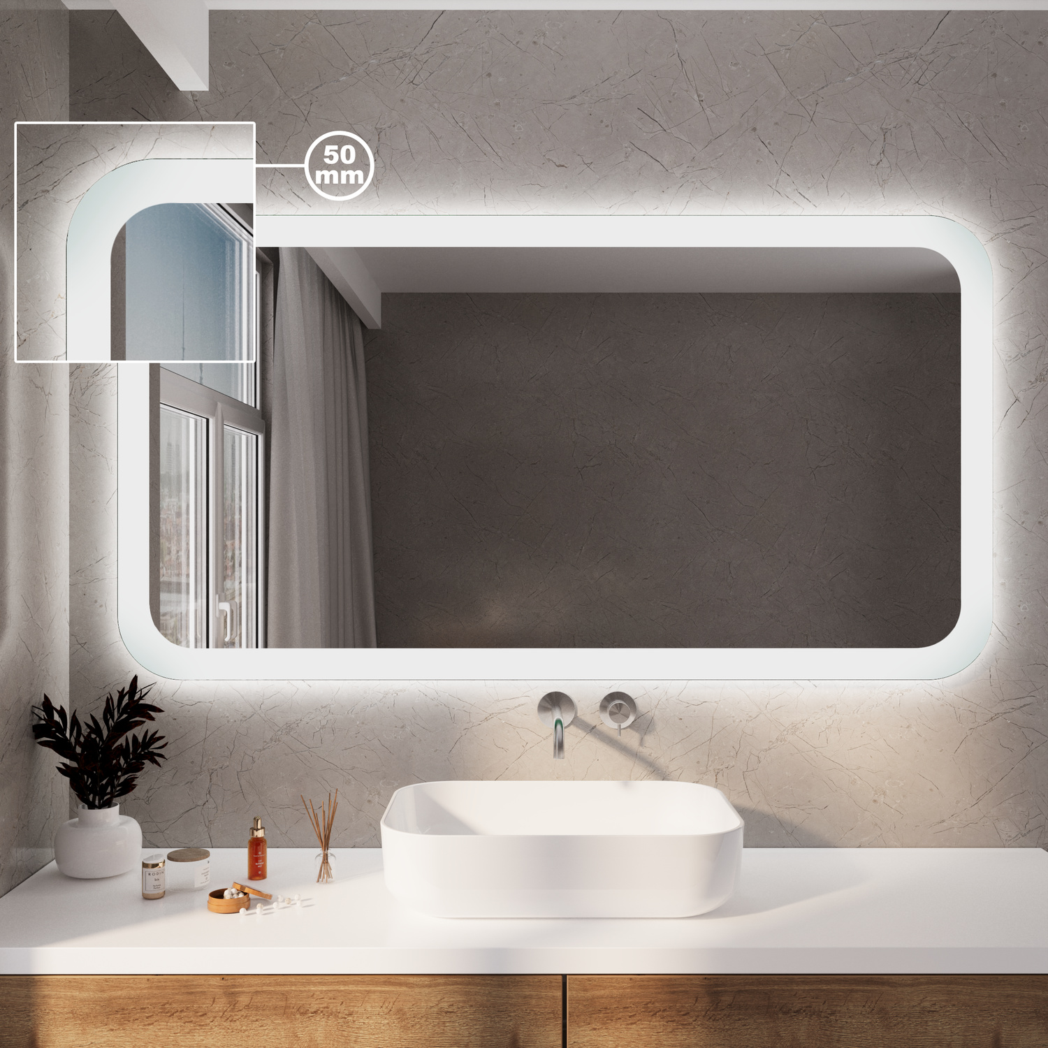 Badspiegel SETERAD 50