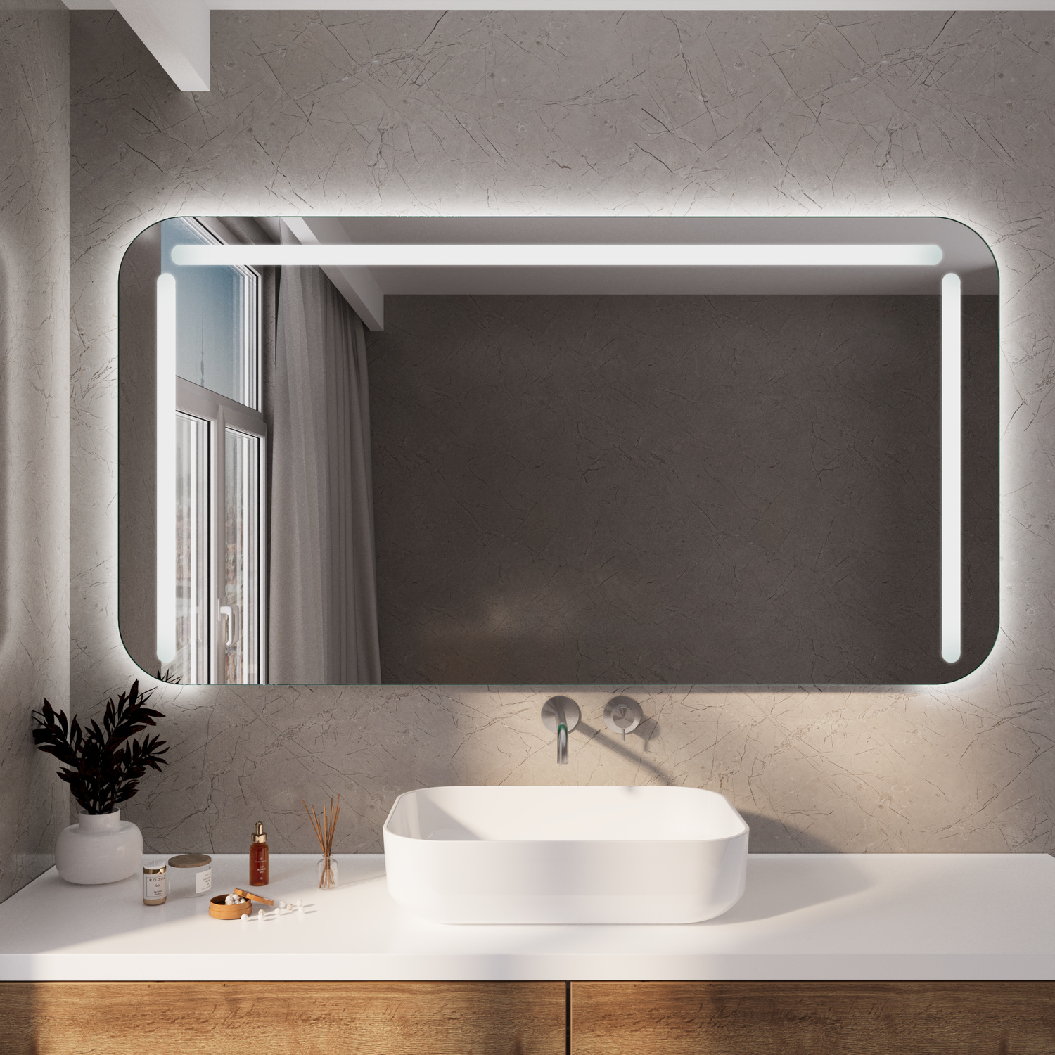 Badspiegel BASTIA RAD