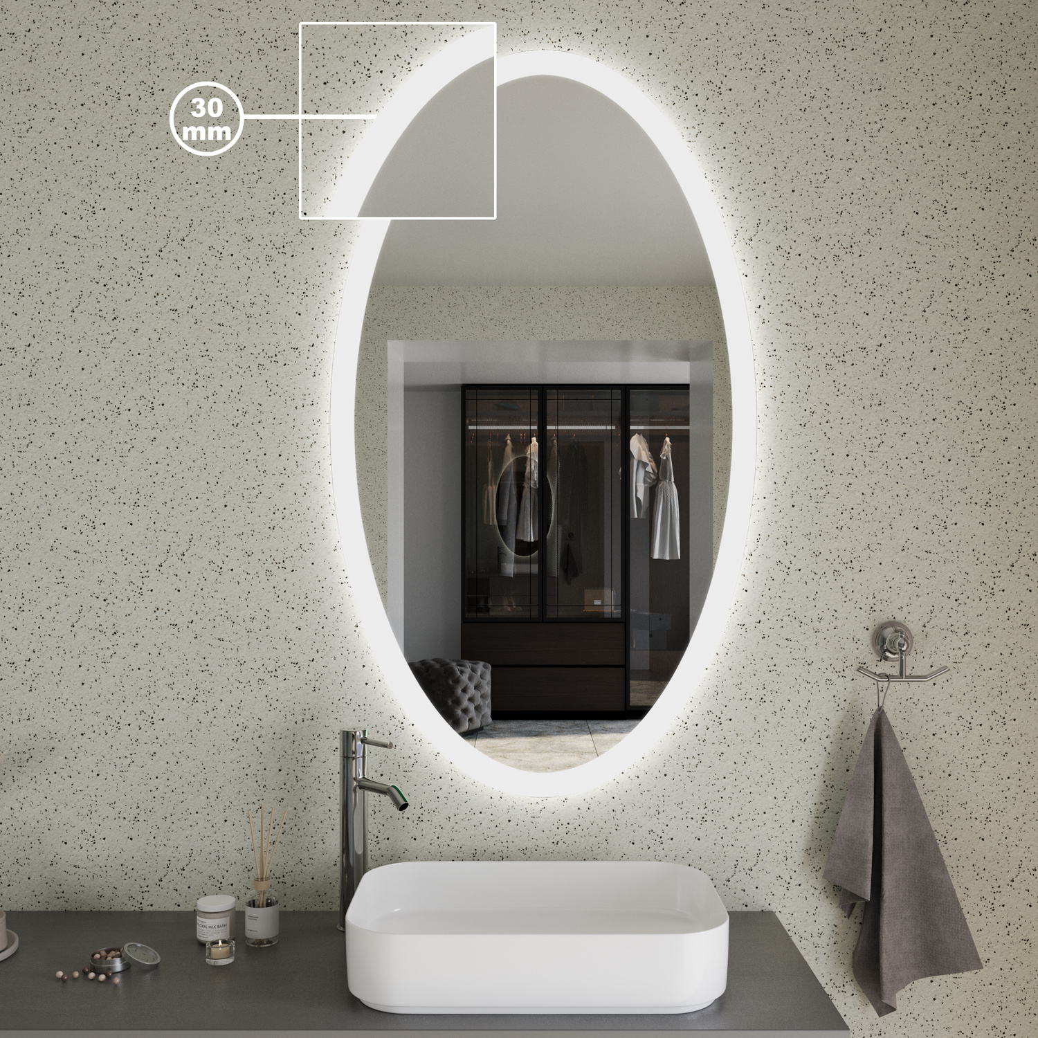 Badspiegel SETE EL 30