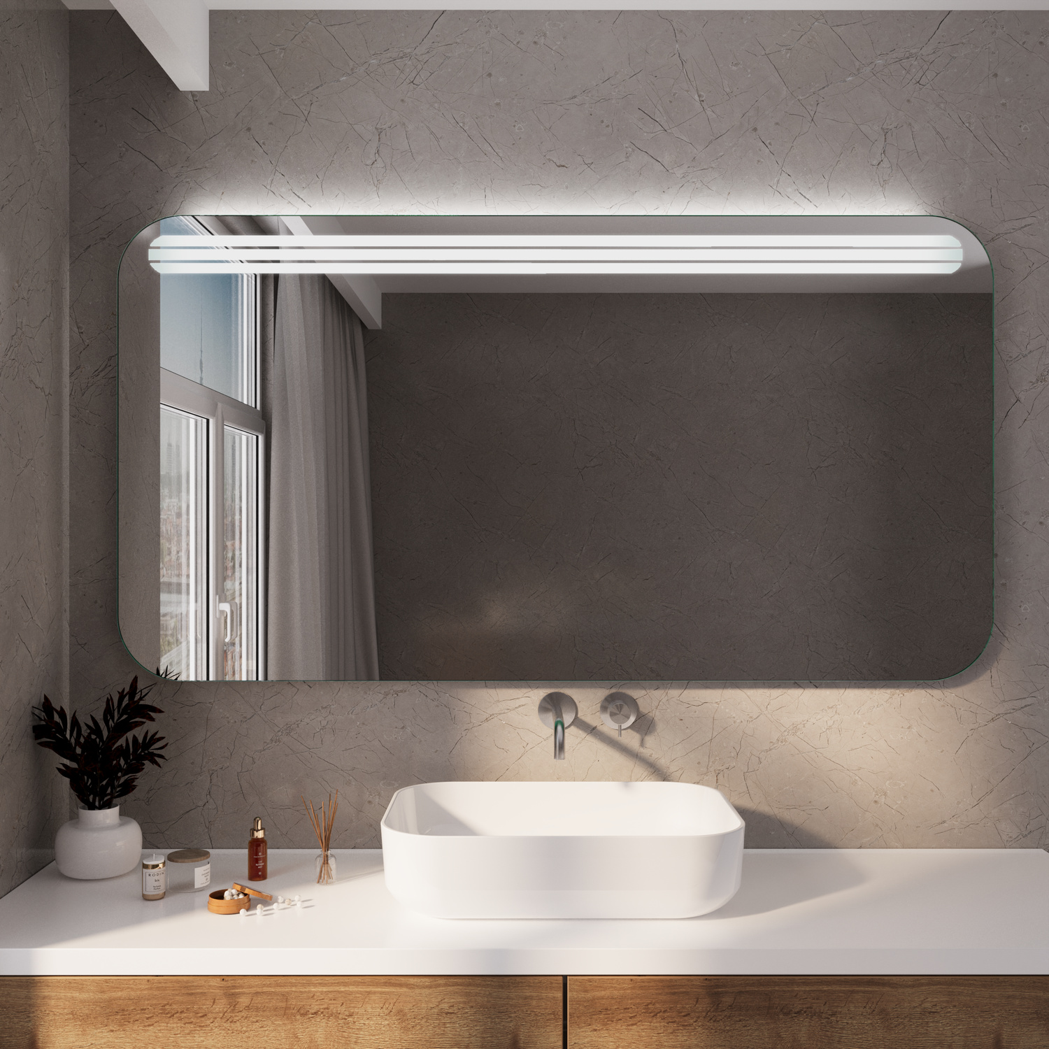 Badspiegel AREVALO RAD