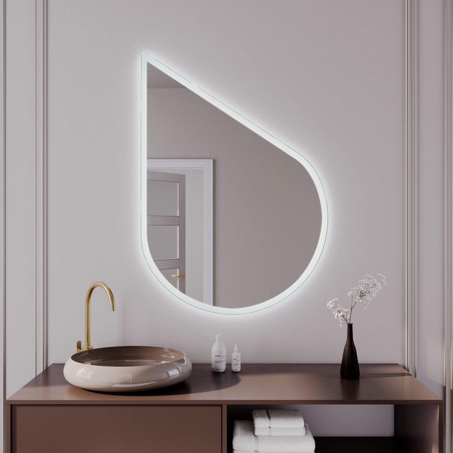 Asymmetrischer Spiegel Gouin-3 ASM