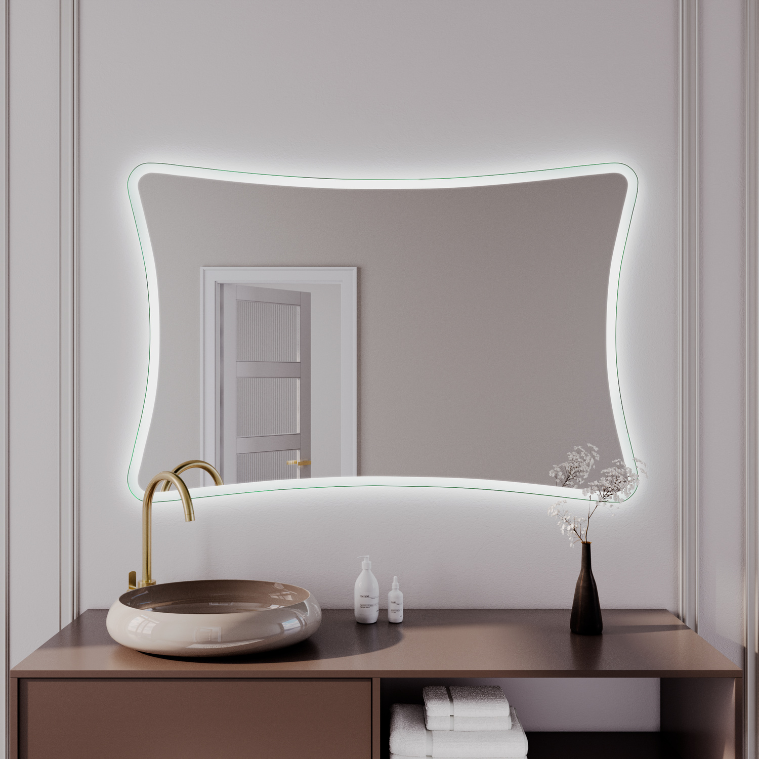 Asymmetrischer Spiegel Ennadai-3 ASM