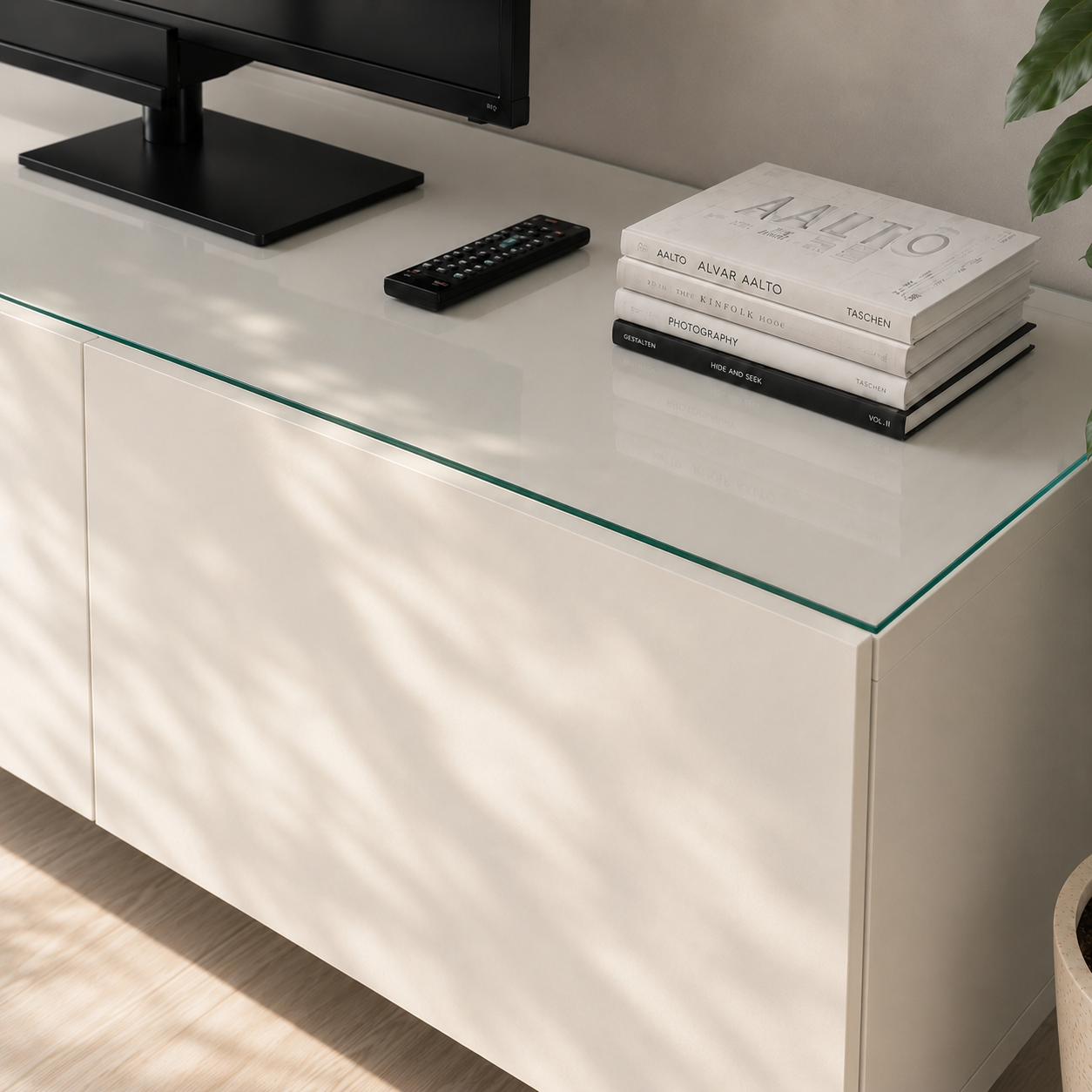Glasplatte für IKEA TV-Möbel