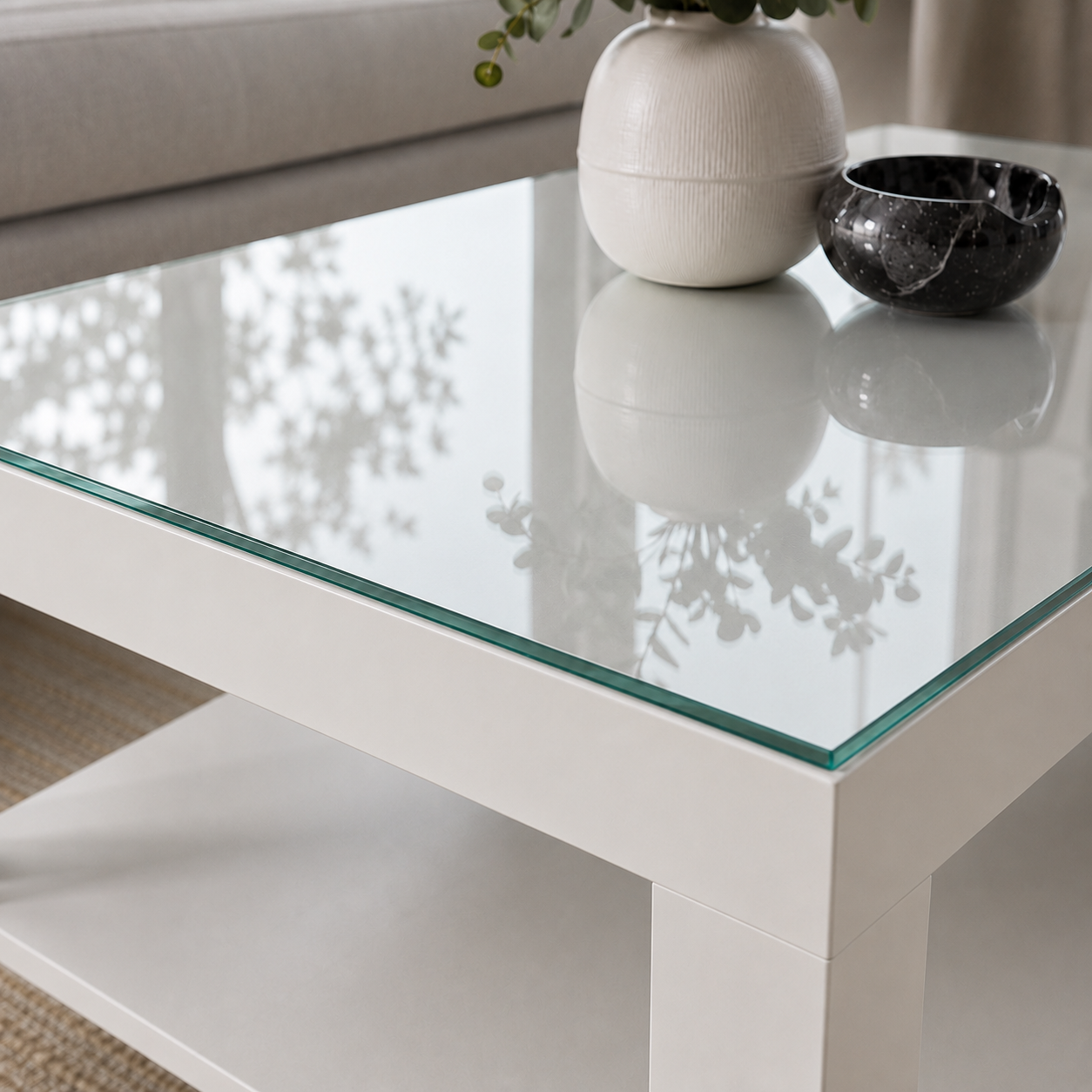 Glasplatte für IKEA Couchtische